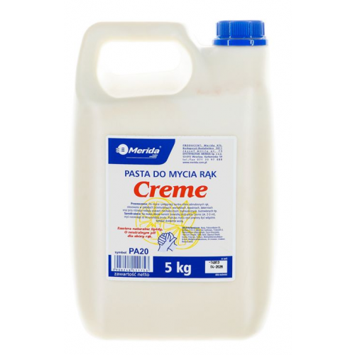 Merida CREME Pasta do mycia rąk cytrynowa 5 litrów